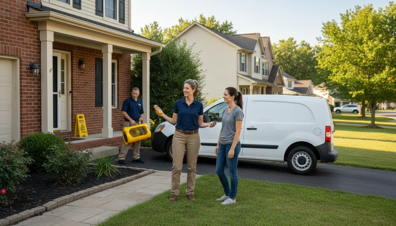 Residential water damage restoration in Red Rock, AZ